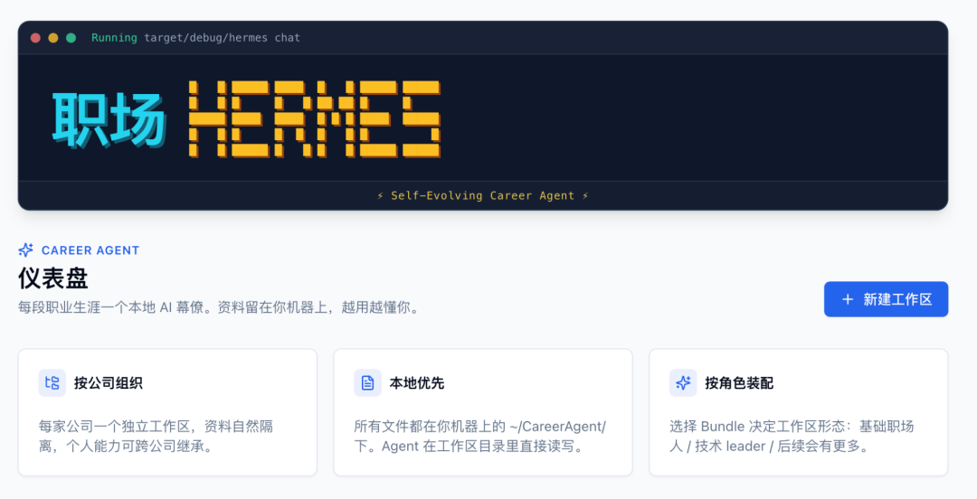 职场小白,就用职场 Hermes