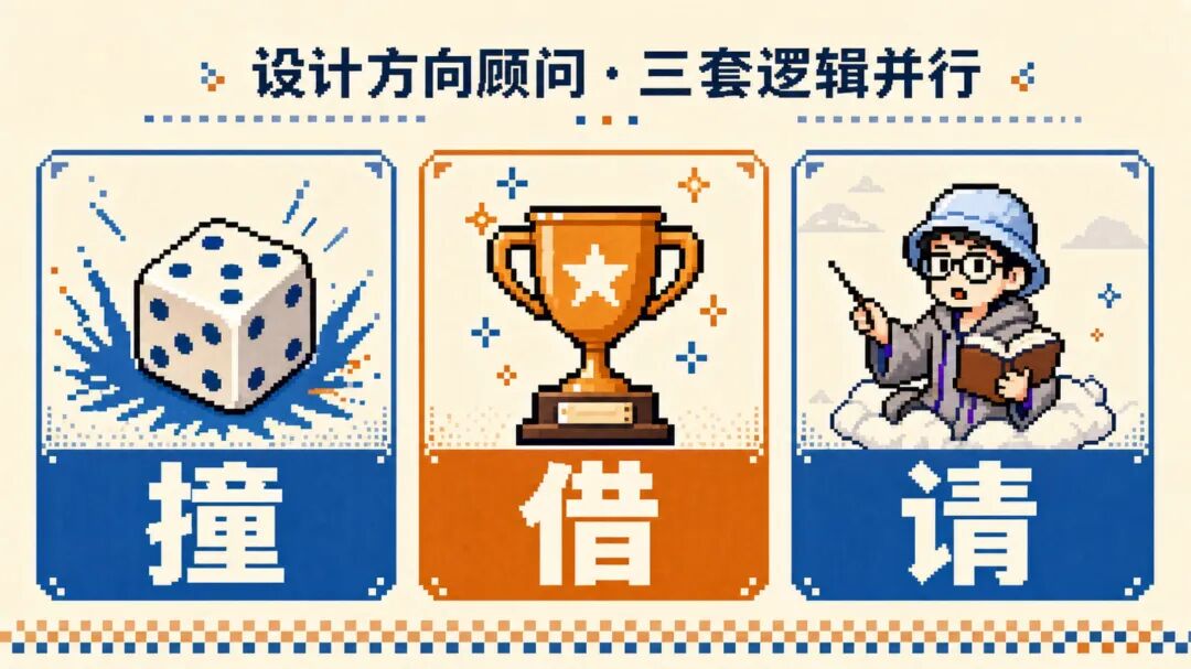 三套逻辑:撞/借/请