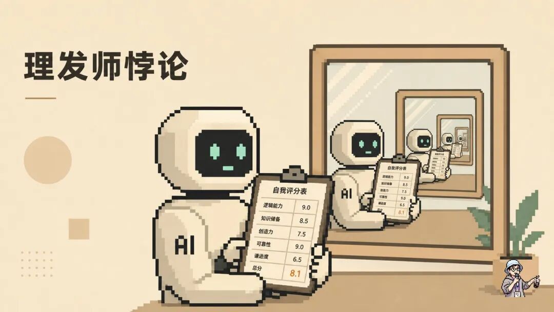 理发师悖论:darwin 给自己打分,撞上自己定的规则