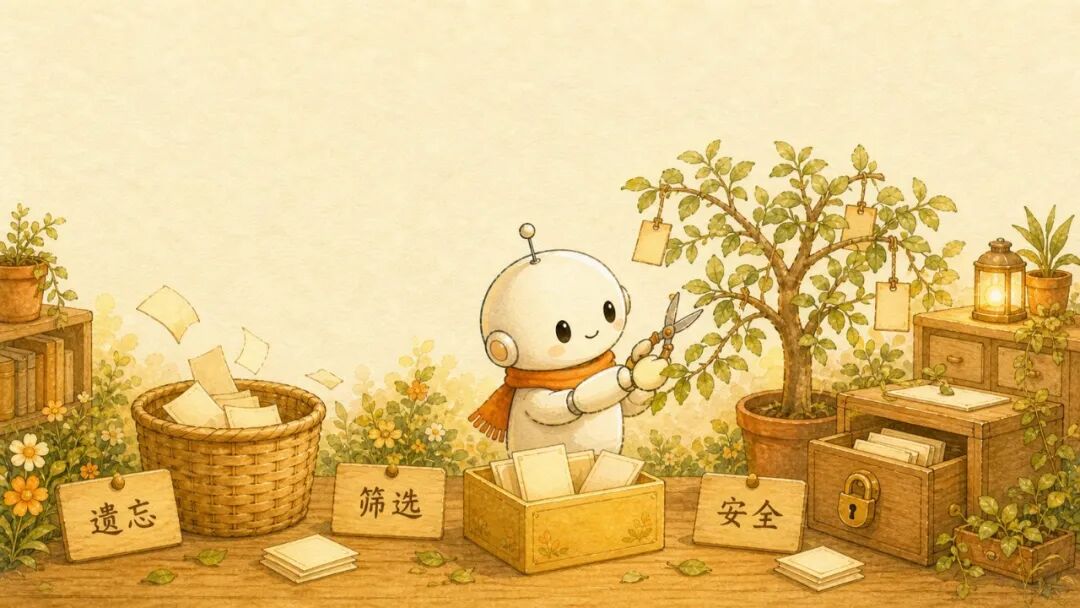 记忆治理:筛选、遗忘和安全