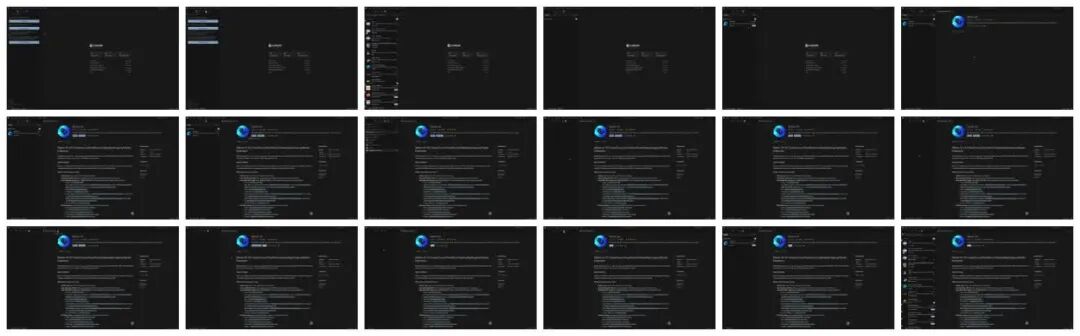 18 张连续帧 contact sheet
