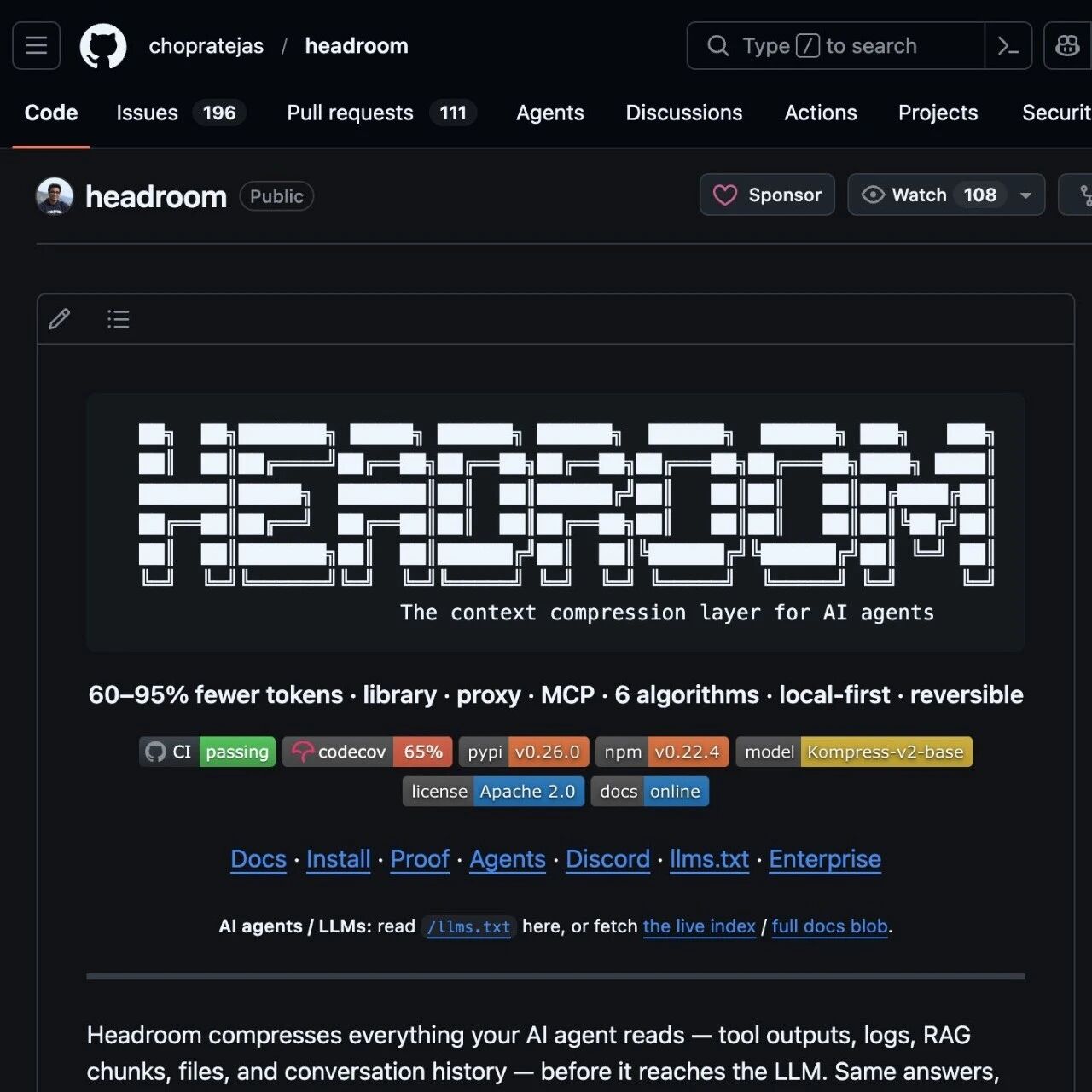 headroom